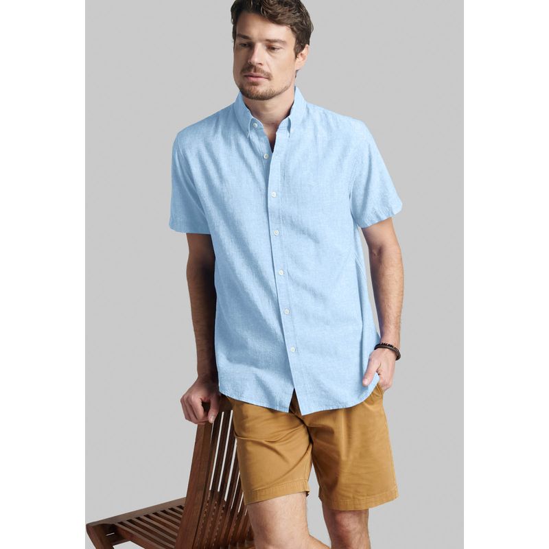 FEROUCH - Camisa Sport Atlanta Celeste Ferouch