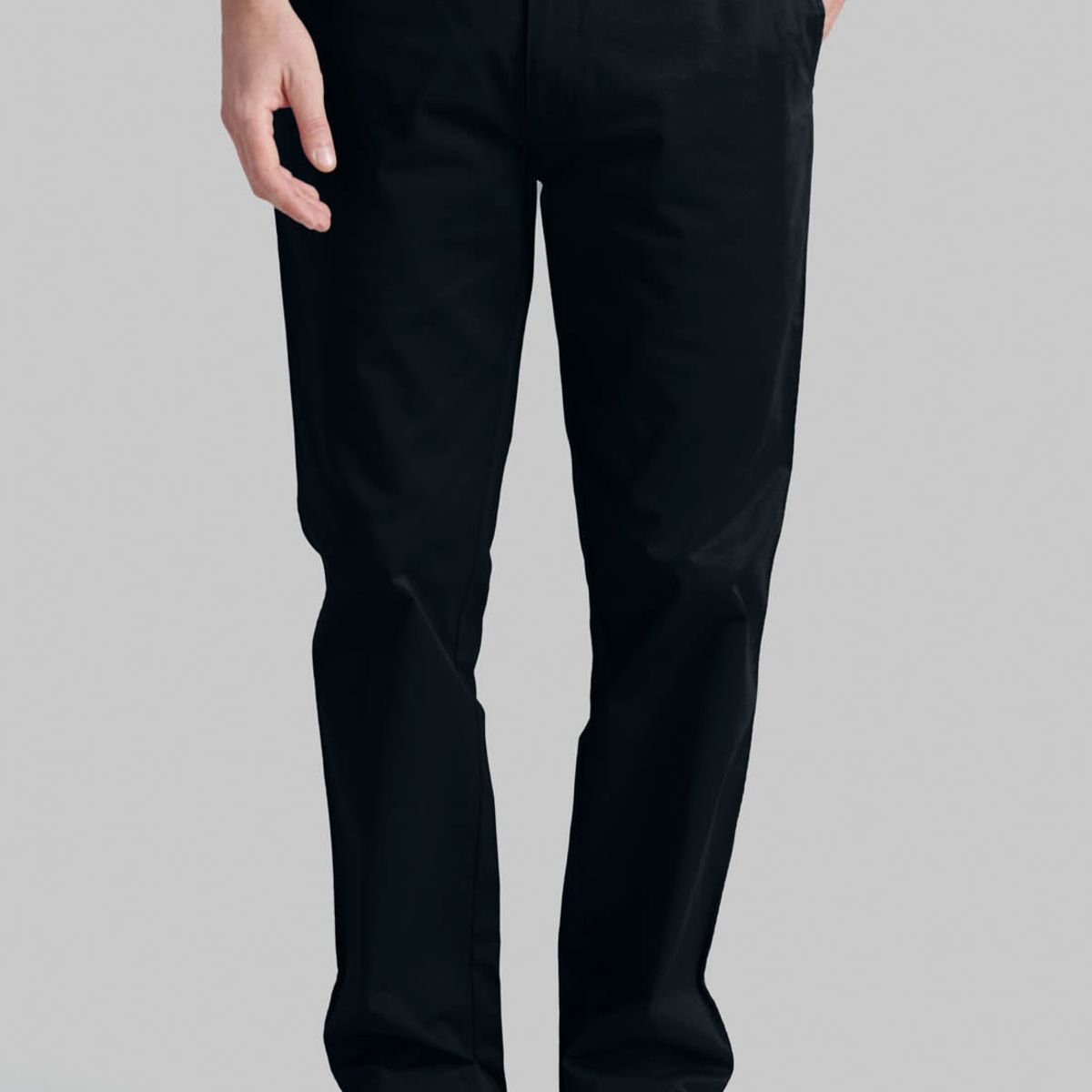 FEROUCH - Pantalón Twill Without Pleats L/31 Business Negro Ferouch
