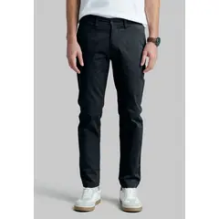 FEROUCH - Pantalón Twill Slim /31 Business Negro