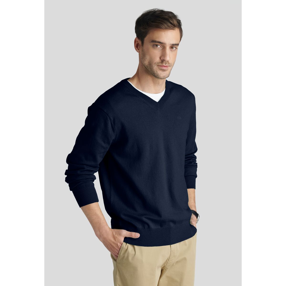 NEW MAN - Sweater Nantes Heritage Azul New Man
