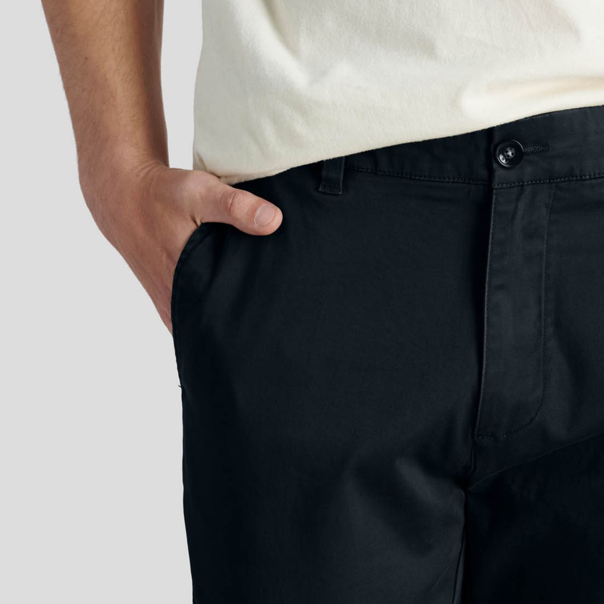 NEW MAN - Pantalón Bagneaux Slim Heritage Negro New Man