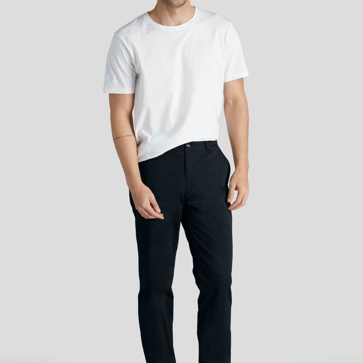 NEW MAN - Pantalón Bagneaux Regular Heritage Negro New Man