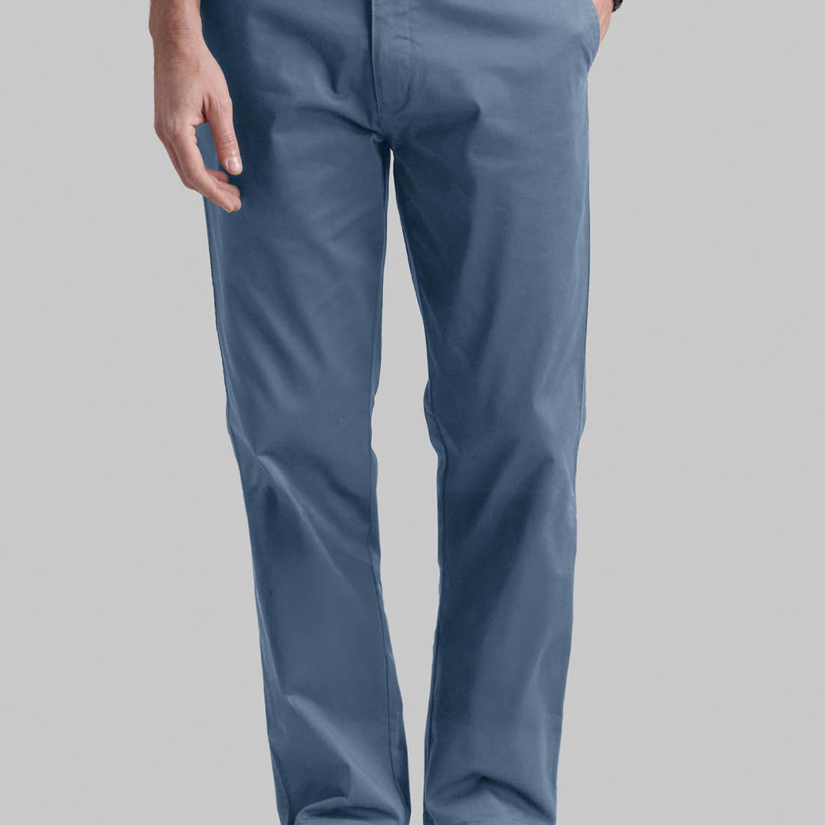 FEROUCH - Pantalón Twill Without Pleats L/33 Business Gris Ferouch