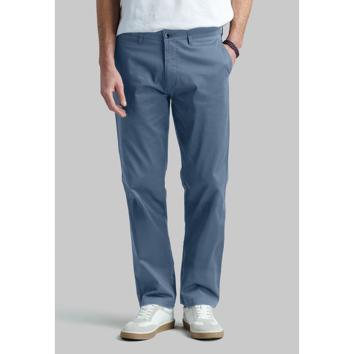 FEROUCH - Pantalón Twill Without Pleats L/33 Business Gris Ferouch