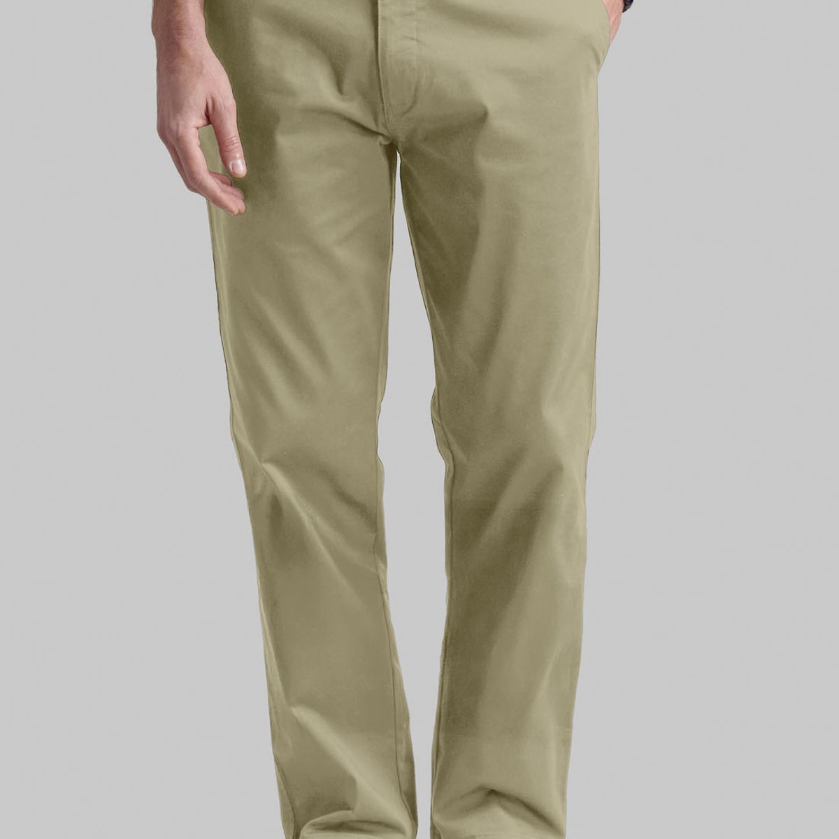 FEROUCH - Pantalón Twill Without Pleats L/33 Business Beige Ferouch