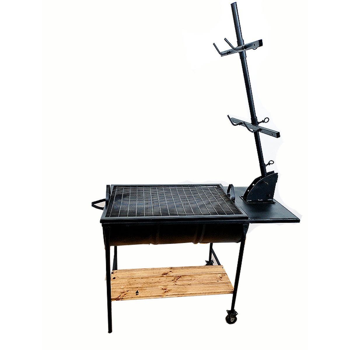 GENERICO - Parrilla A Carbón Móvil Con Asador De Cordero Santa Parrilla