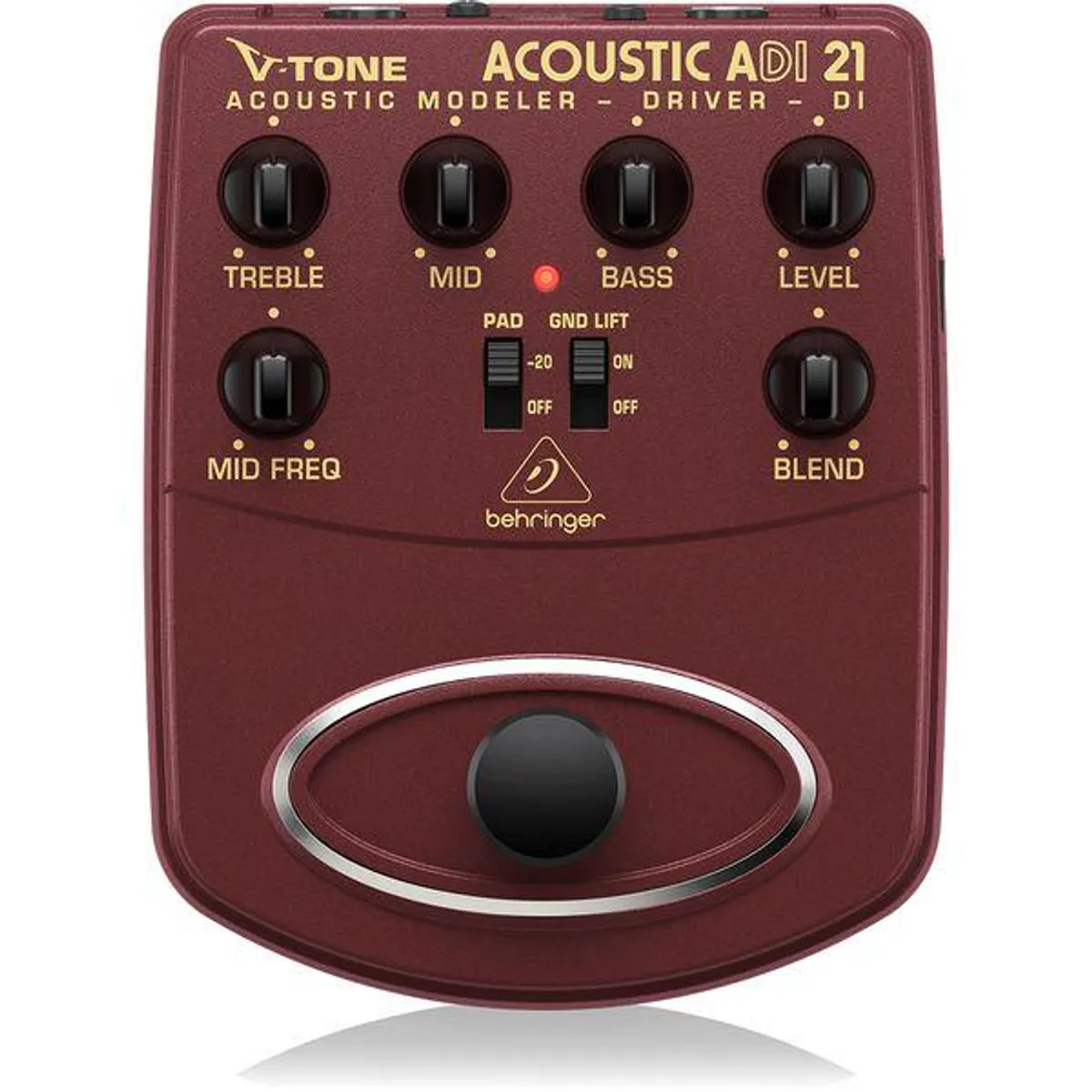 BEHRINGER - Pedal Modelador Acústico Behringer ADI21