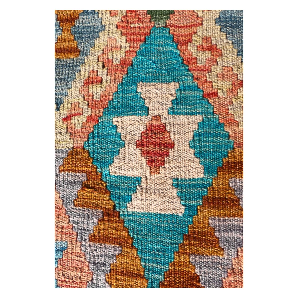 CONSORCIO PERSA - Alfombra lana kelim Kashkuli de 1.50 x 1.00 mts., 0381