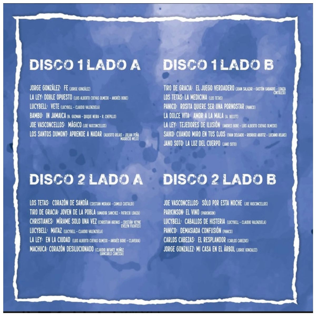 HITWAY MUSIC - ROCK CHILENO DE LOS 90 - VARIOS ARTISTAS 2LP - VINILO