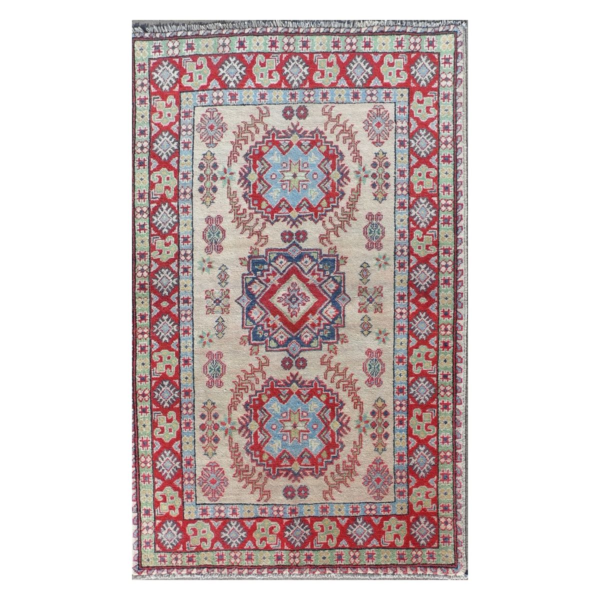 CONSORCIO PERSA - Alfombra Persa Clásica lana de 1.50 x 1.00 mts., 0039