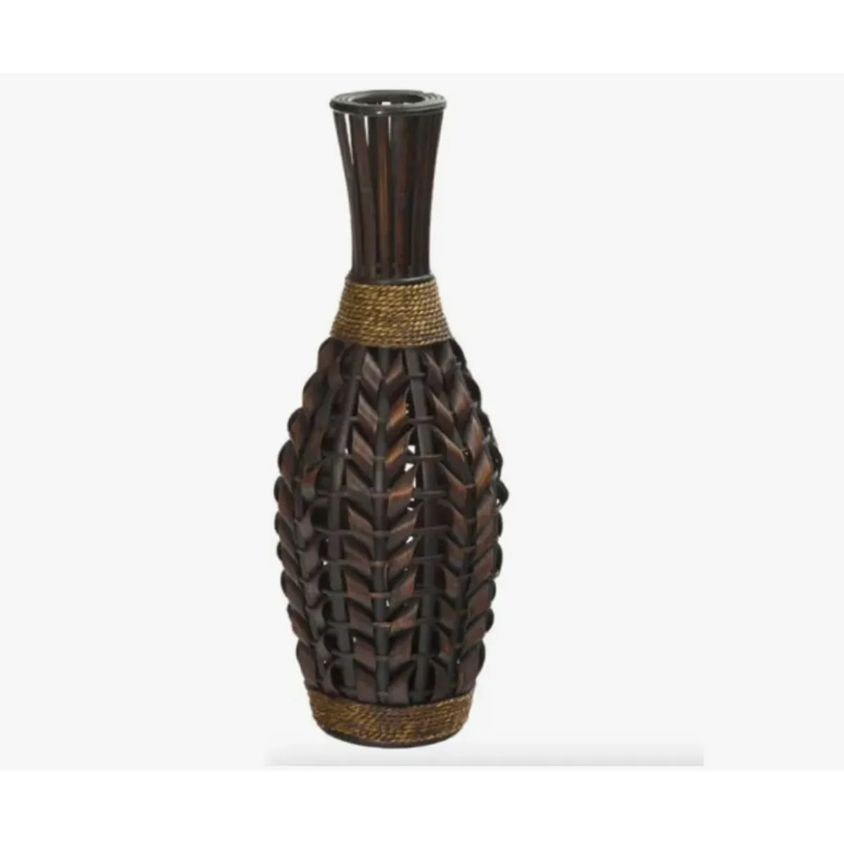 GENERICO - Florero Jarron Decorativo Florero Trenzado Moderno 85cm