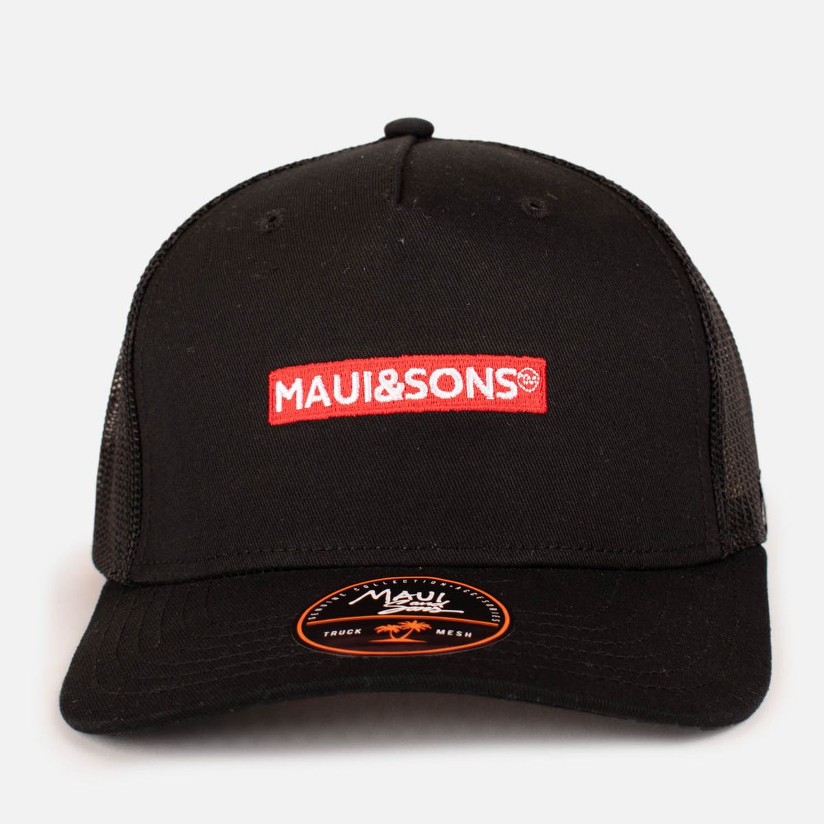MAUI AND SONS - Jockey Mesh Off Trucker Negro Hombre Maui And Sons