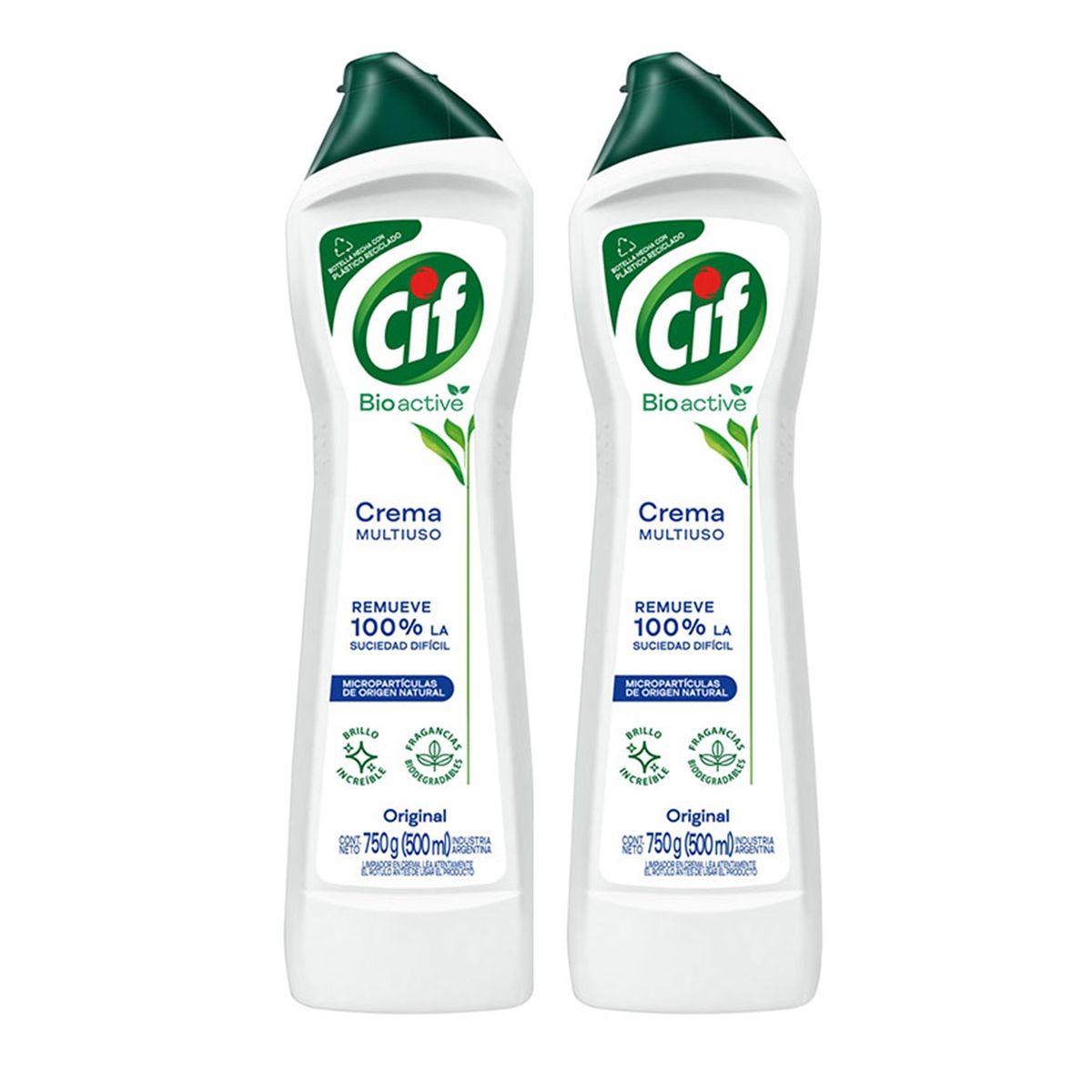 CIF - Pack X2 Limpiador Crema Multiuso Cif 750g Original