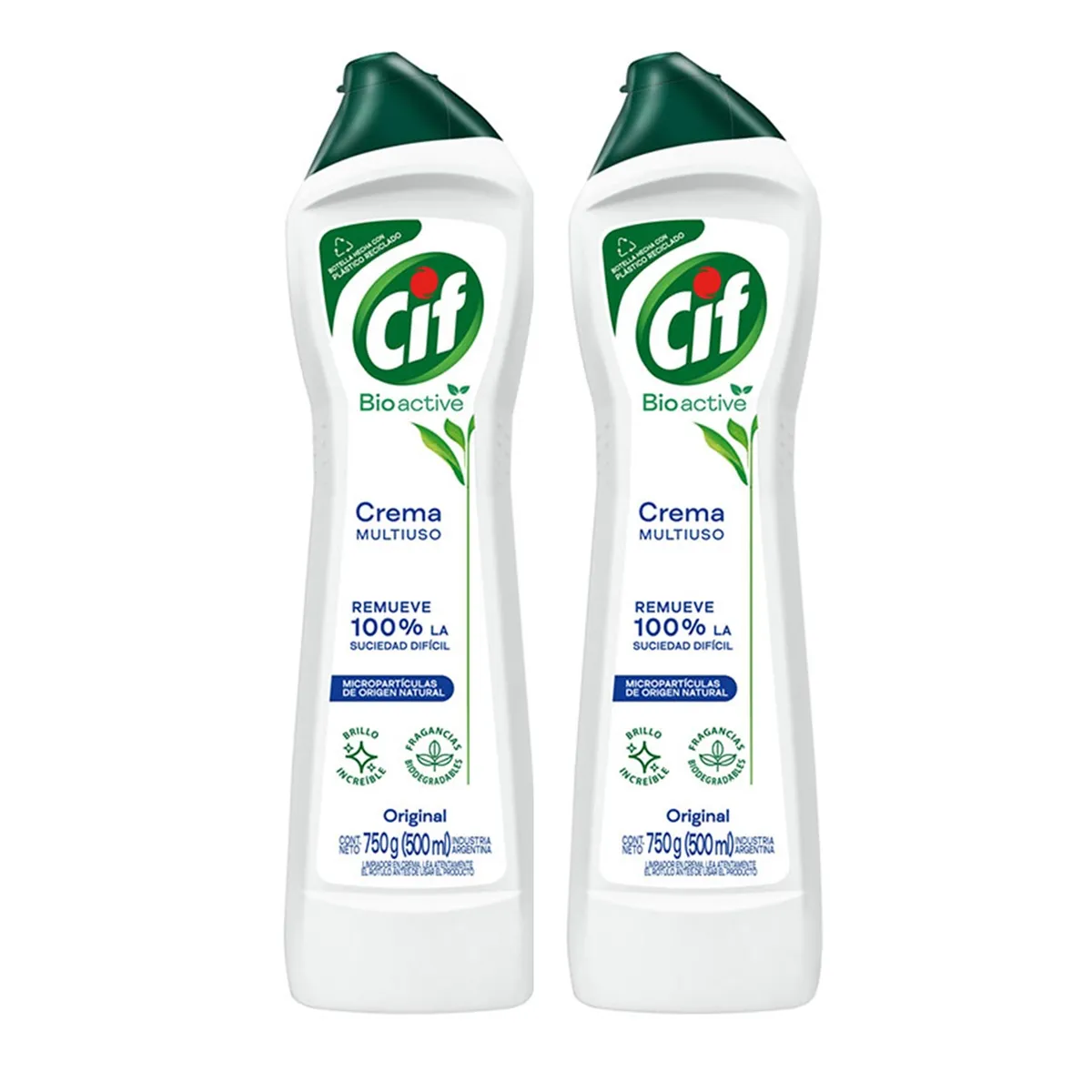 CIF - Pack X2 Limpiador Crema Multiuso Cif 750g Original