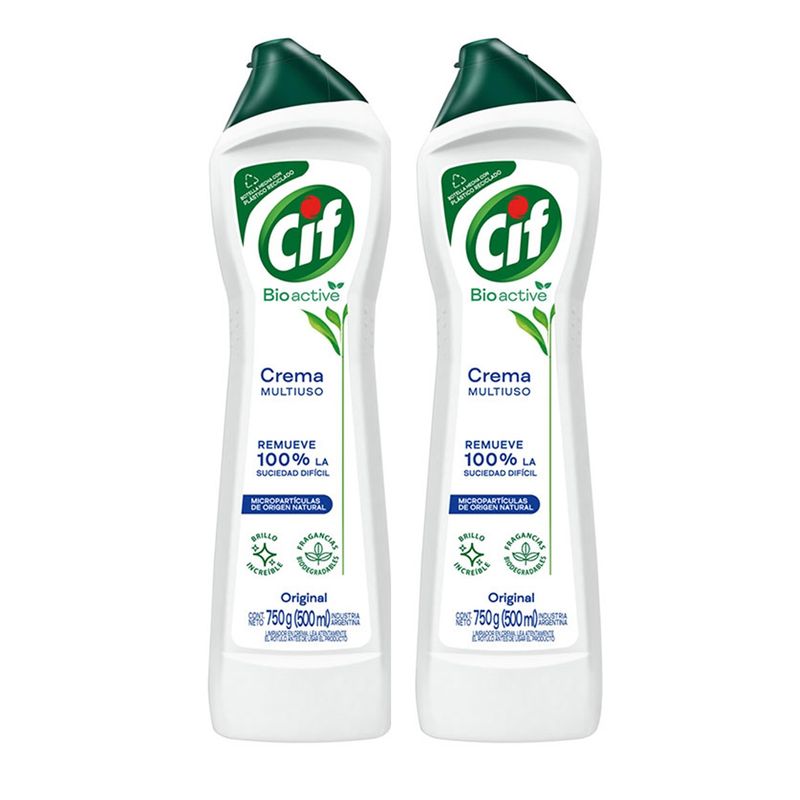 CIF - Pack X2 Limpiador Crema Multiuso Cif 750g Original