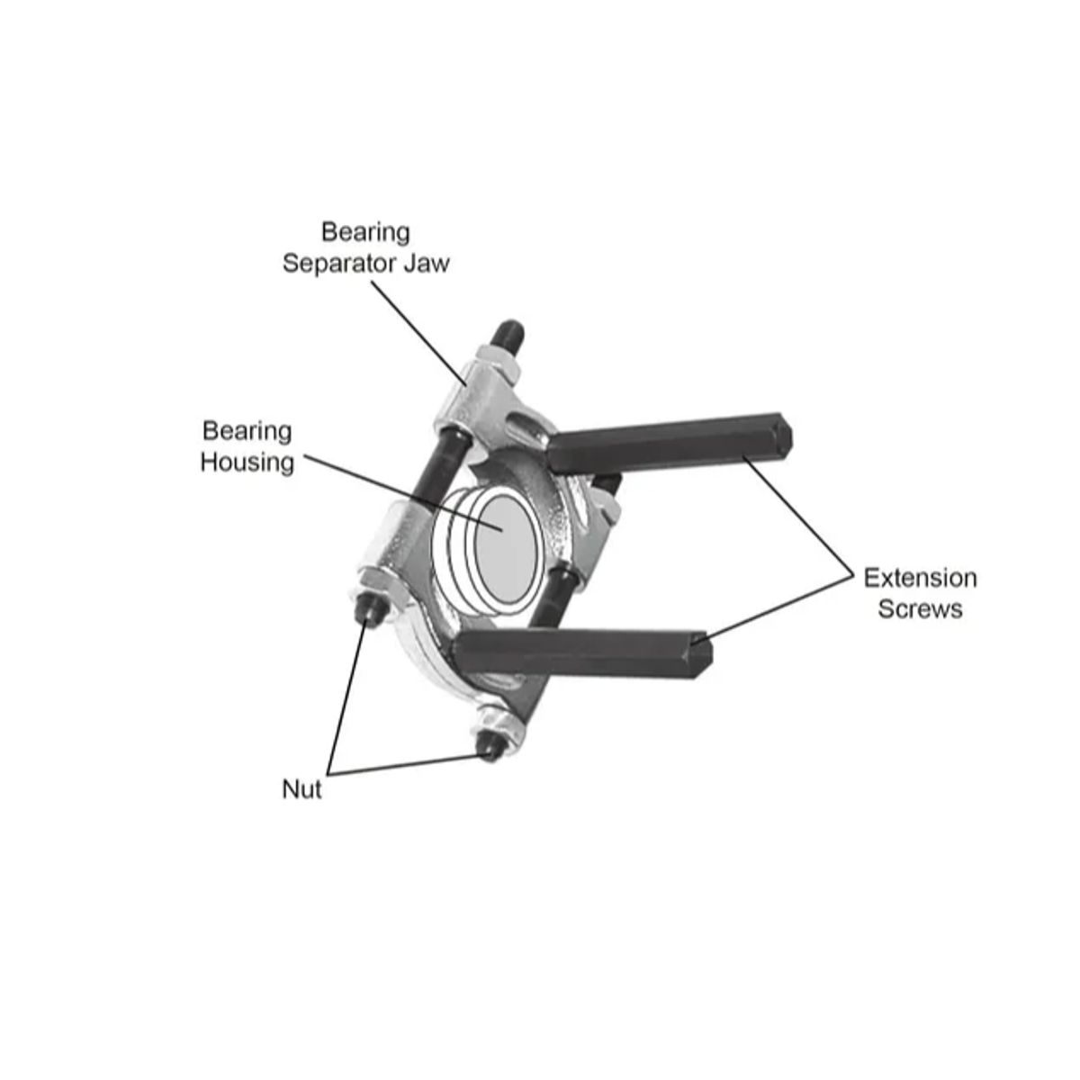 GENERICO - Kit De Herramientas De Extracción De Cojinetes 12 Piezas