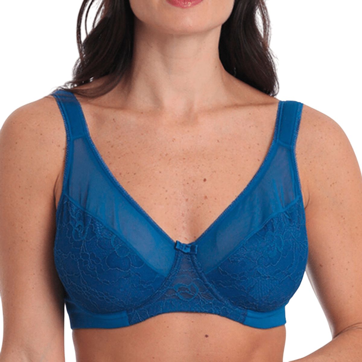 LADY GENNY - Sosten Minimizer Microfibra Con Encaje