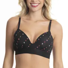 LADY GENNY - Sostén Microfibra Wireless Con Soft Copa C