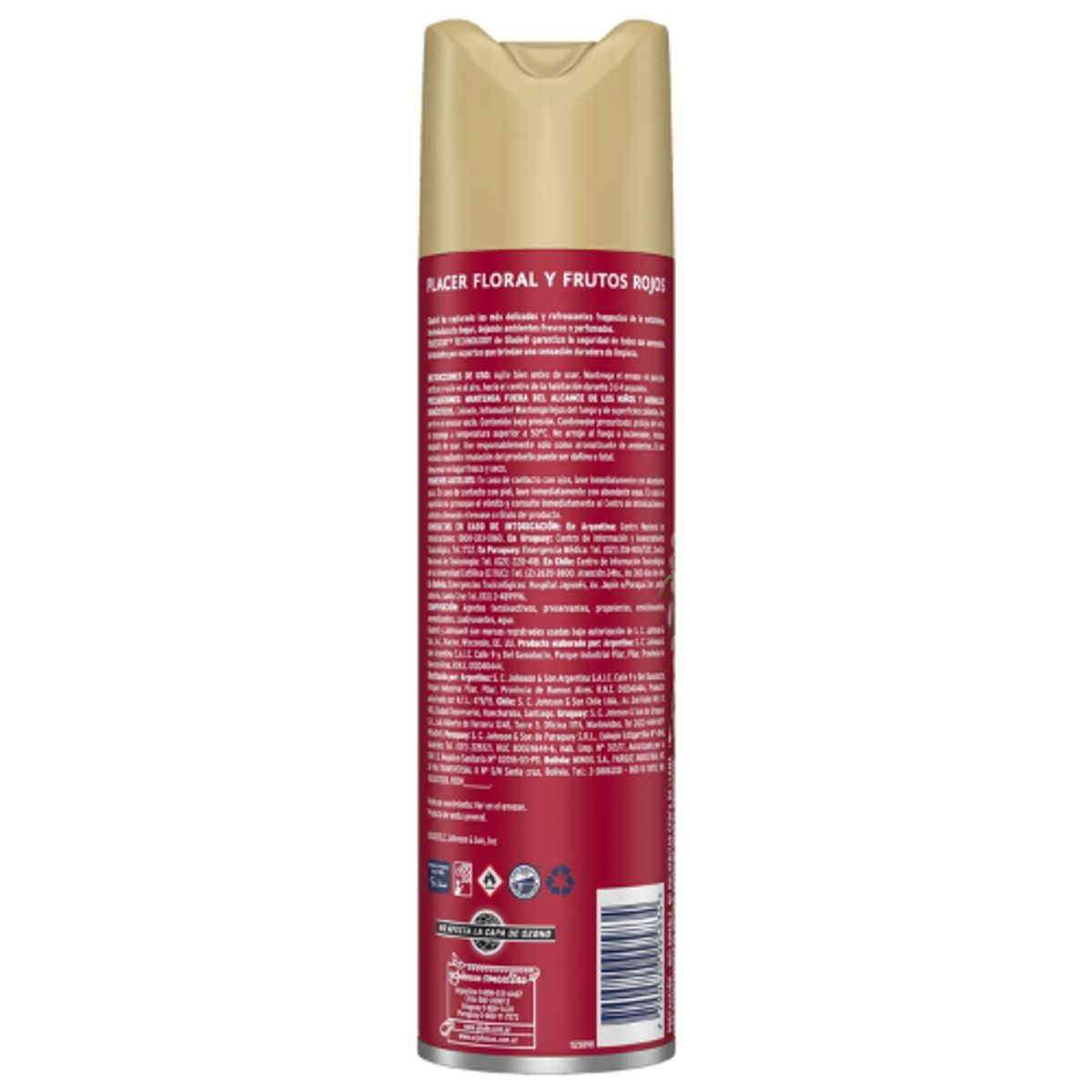 GLADE - Glade Desodorante Ambiental Placer Floral y Frutos Rojos Aerosol 360 ml