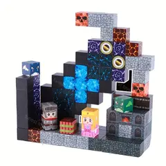 VATYERTY - 100 bloques de construcción magnéticos de caballero y dragón