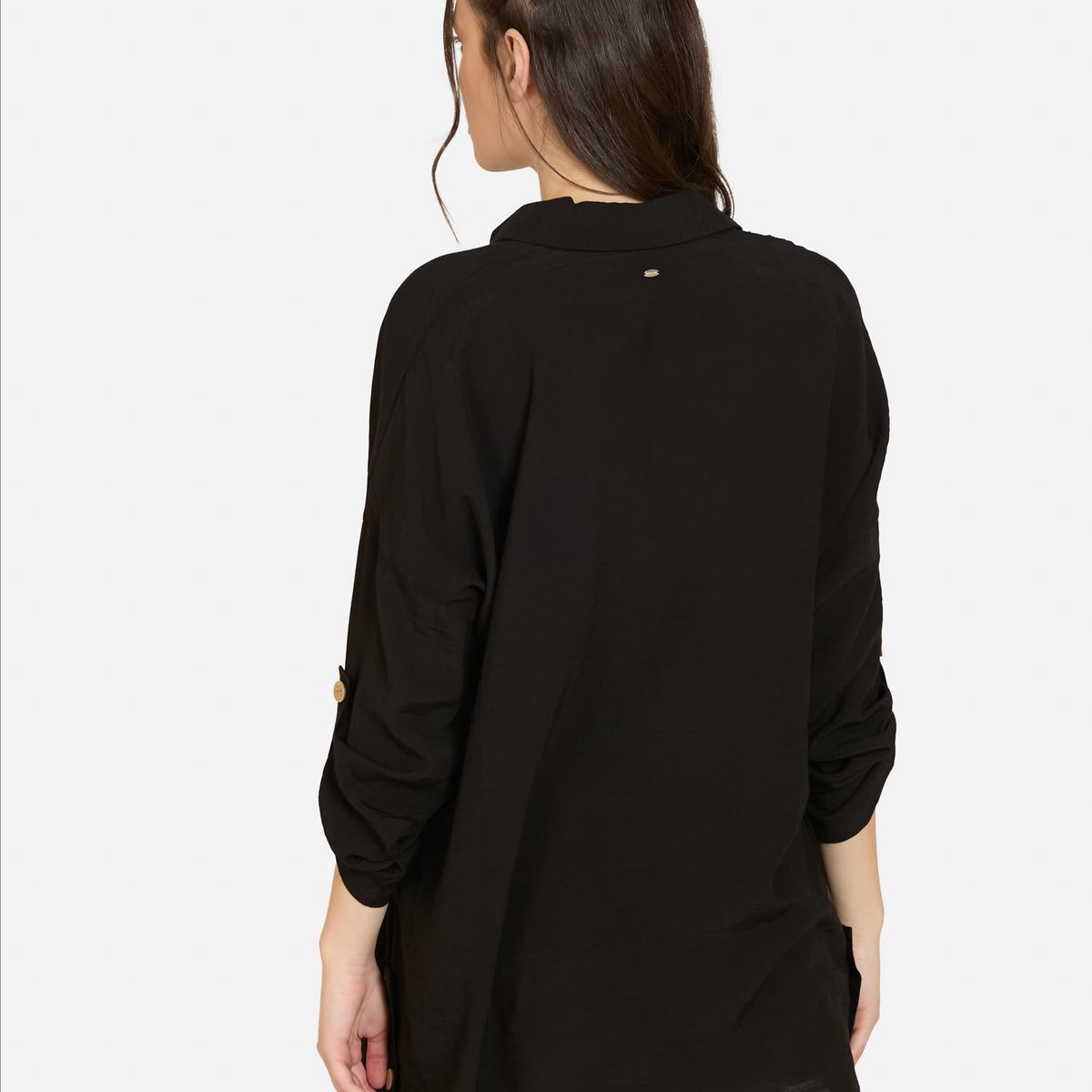 MAUI AND SONS - Blusa Pumix Negro Mujer Maui And Sons