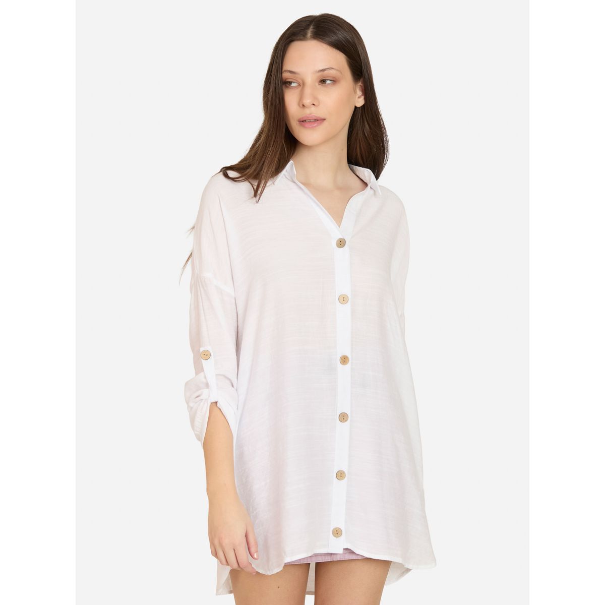 MAUI AND SONS - Blusa Pumix Blanco Mujer Maui And Sons