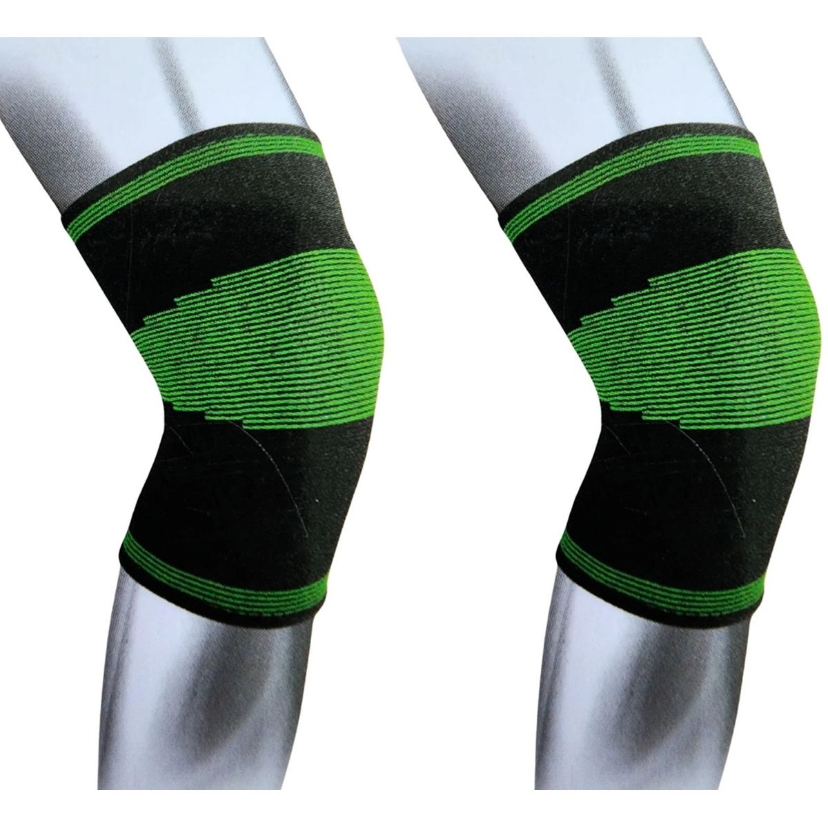 GENERICO - Pack X2 Rodillera Elástica Ortopédica Soporte Rodilla Estabilizadora