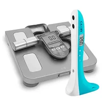 Tallímetro Digital Portátil + Balanza Inteligente Omrom