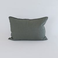 Funda de Almohada Lino 50x70 cms Musgo -