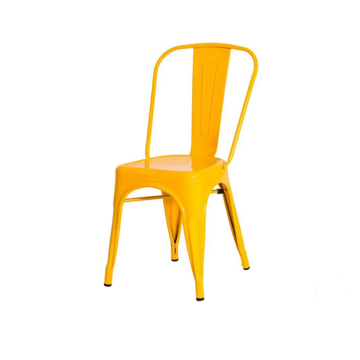 HABITA2 CHILE - Silla tolix metálico para comedor - Amarilla