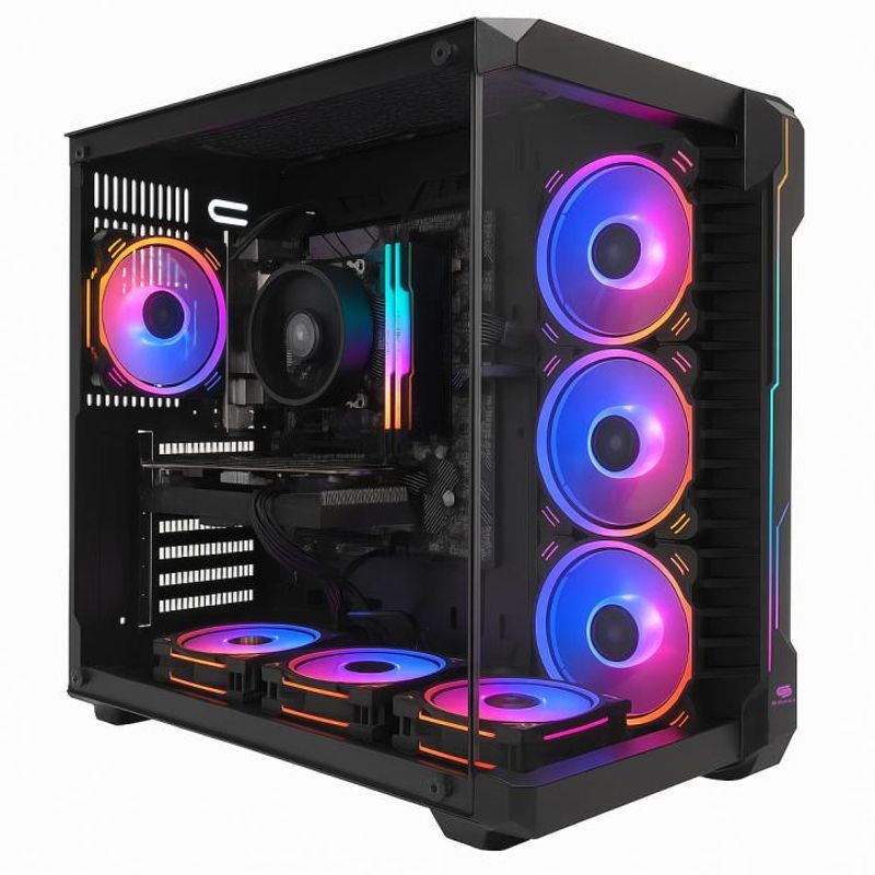 SNAKE GAMER - PC Snake Gamer Black Mamba V2 Ryzen 7 5700 RTX 406016GB RAM 512GB SSD W11P