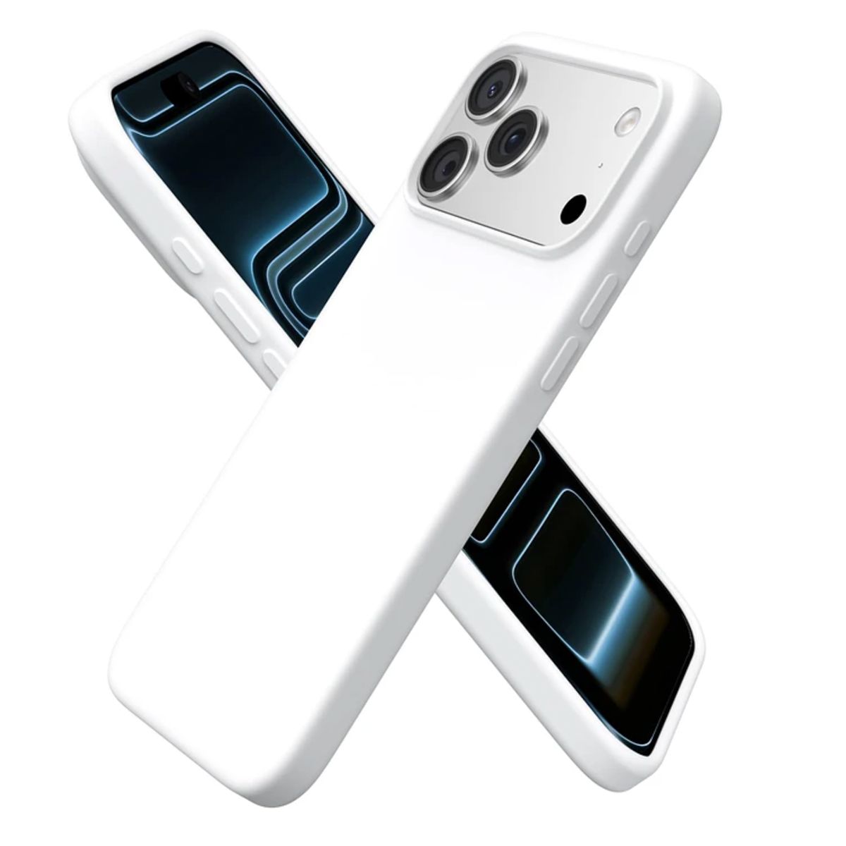 JOIGO - Carcasa Funda Para IPhone 17 Pro Goma Blanco