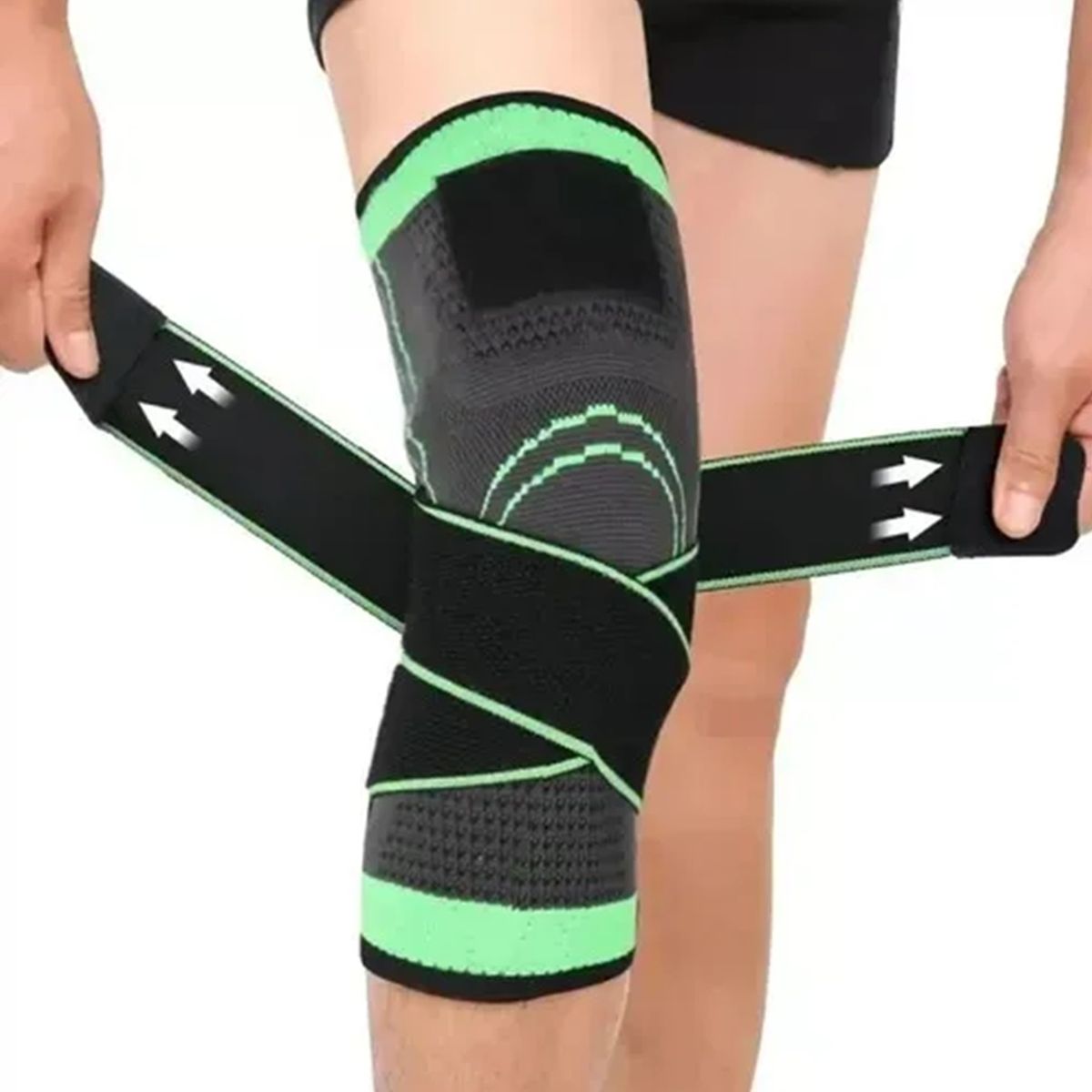 GENERICO - Pack X2 Rodillera Elastica Compresion Gym Correr Deportes Ortopedica