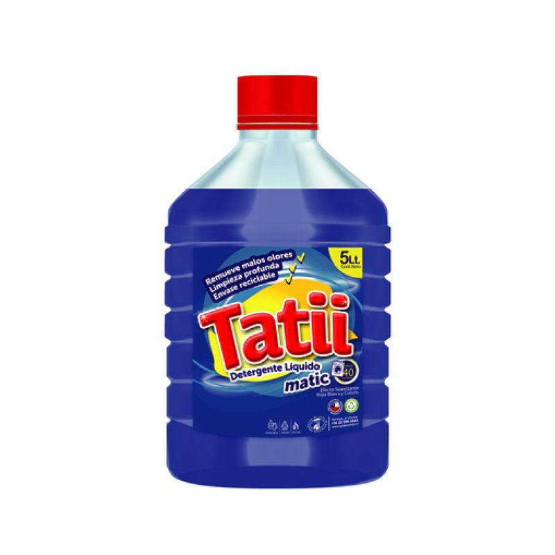GENERICO - Detergente Liquido Azul bidon 5 Litros Tatii
