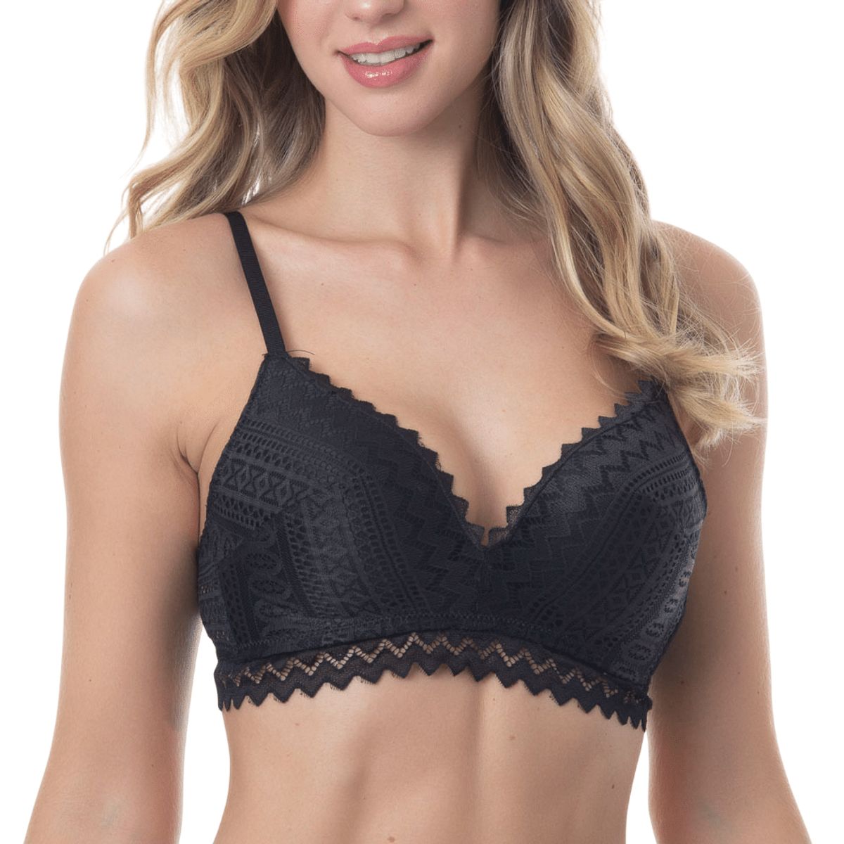 LADY GENNY - Sostén Encaje Cobertura Completa Copa B