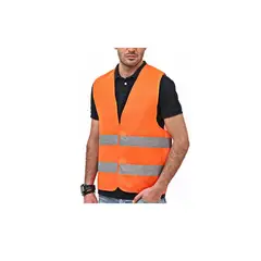 GENERICO - Chaleco Reflectante Con Franjas Talla Xxl