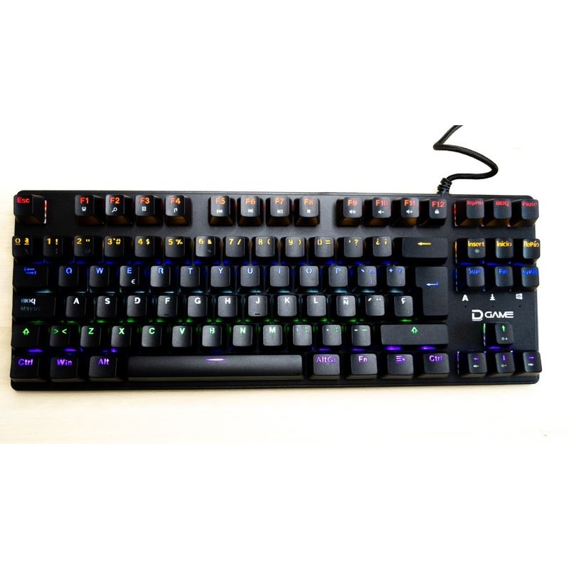 DATACOM - Teclado Mecanico Gamer Retroiluminado Rgb Antighosting
