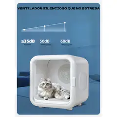GENERICO - Caja Secadora de Pelos para Mascotas