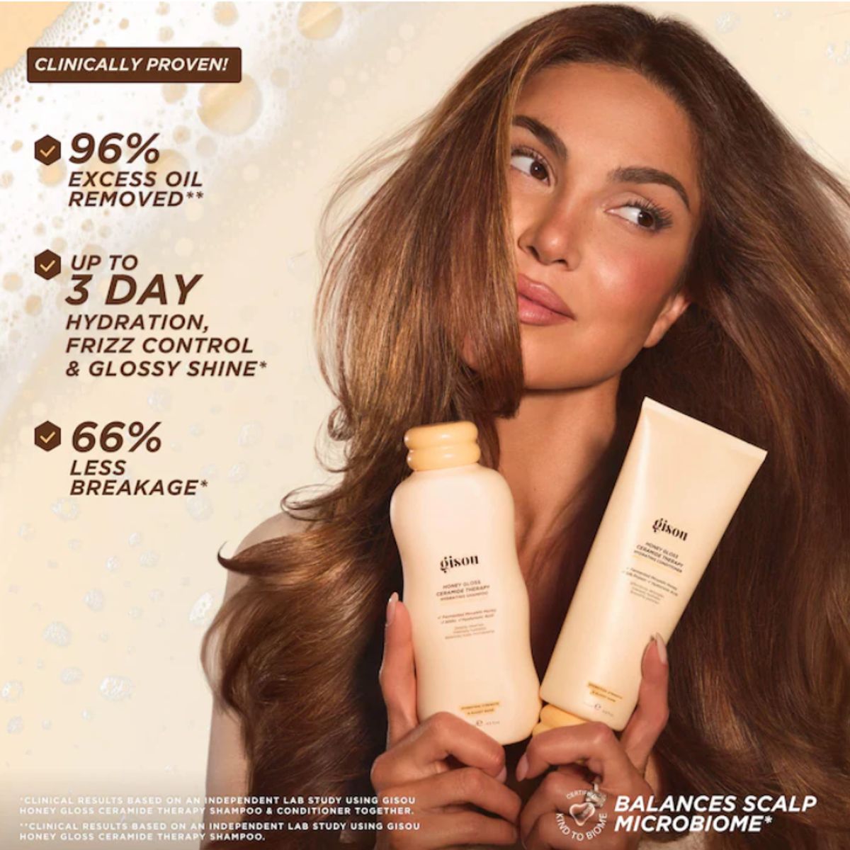 GISOU - Shampoo de Tratamiento Hidratante con Miel y Ceramidas 250ml Gisou