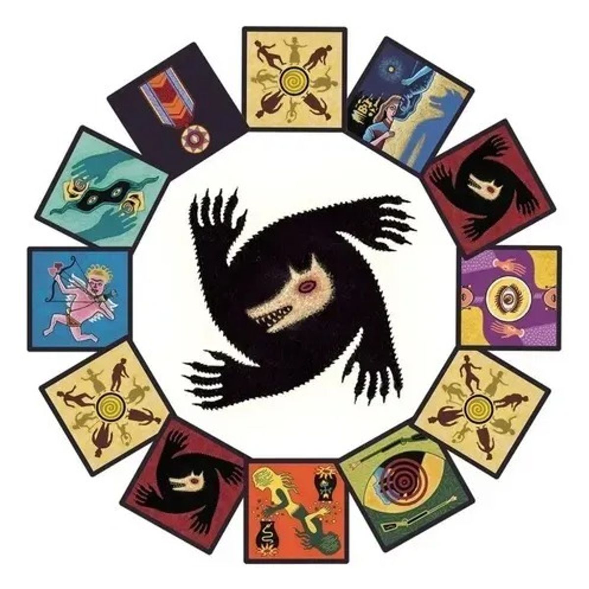 GENERICO - Juego De Cartas Mesa Hombre Lobo Castronegro Español Regalo