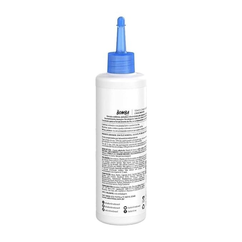 SALON LINE - TÓNICO SOS BOMBA FORTALECEDOR CRECIMIENTO 100 ML SALON LINE