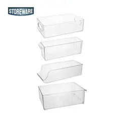 STOREWARE - Set 4 Organizadores Refrigerador Contenedores