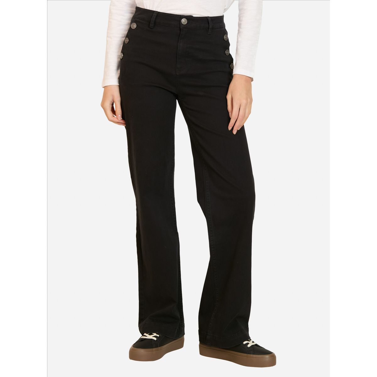 MAUI AND SONS - Jeans Ikaika Negro Mujer Maui And Sons