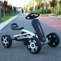 GENERICO - Auto Gokart Racing A Pedales 4 A 12 Años De 10 Pulgadas