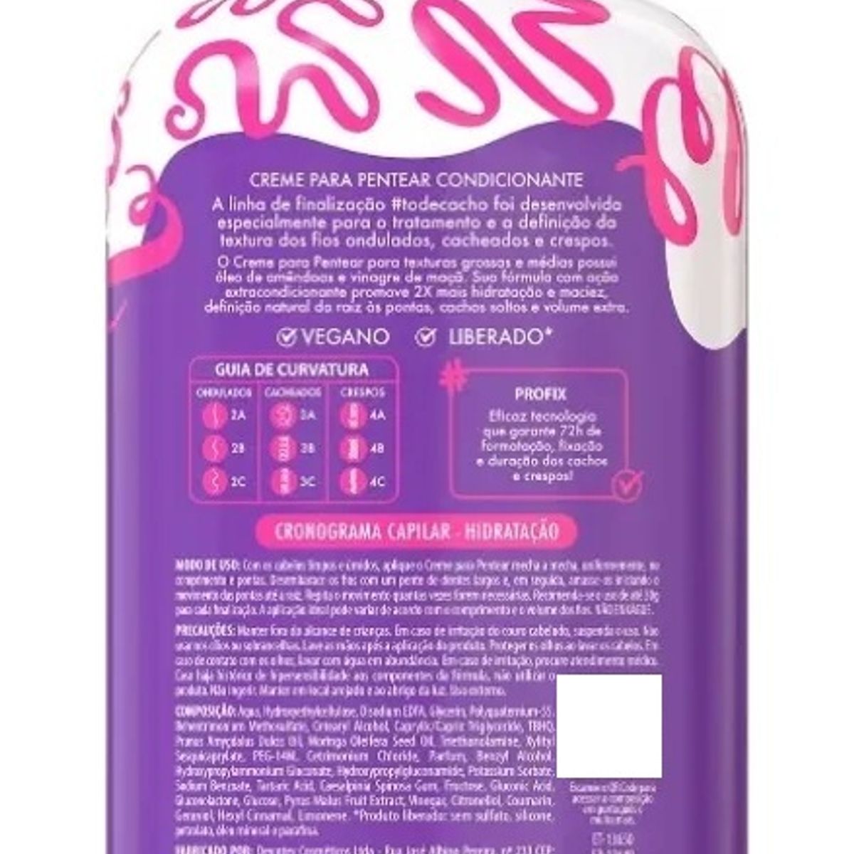 SALON LINE - TO DE CACHO CREMA DE PEINAR CACHOS DOS SONHOS 300 ML