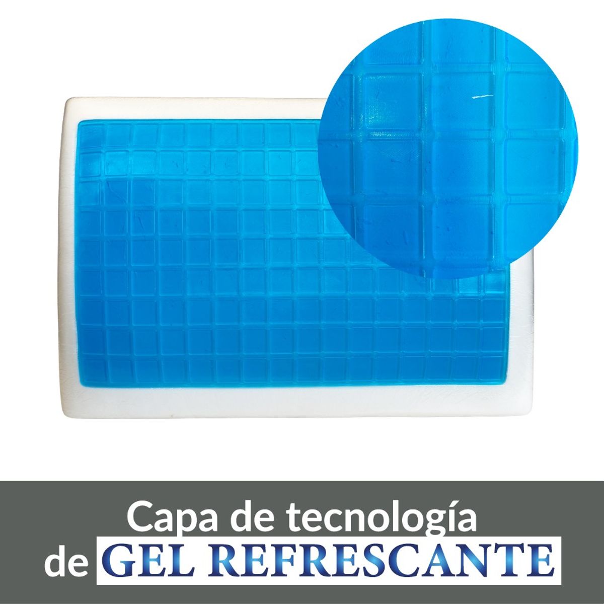 BLAIR HOME - Almohada Fría Viscoelástica Memory Foam 60x40 Cm Blair Home