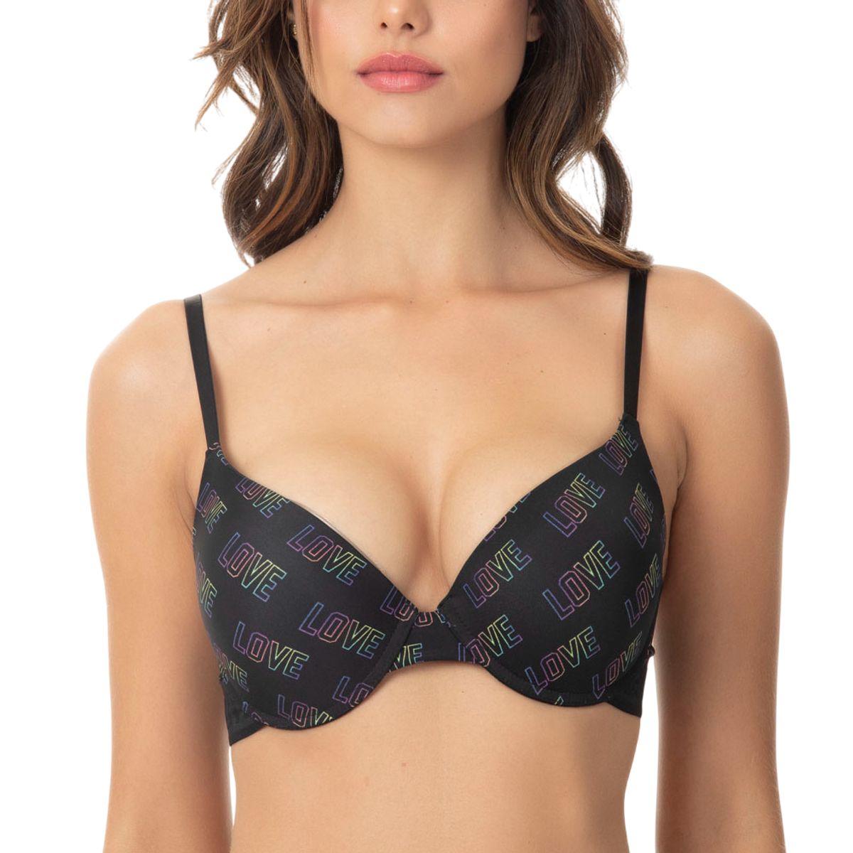 LADY GENNY - Sostén Push Up Soft Microfibra