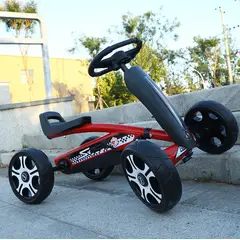 GENERICO - Auto Gokart Racing A Pedales 4 A 12 Años De 10 Pulgadas