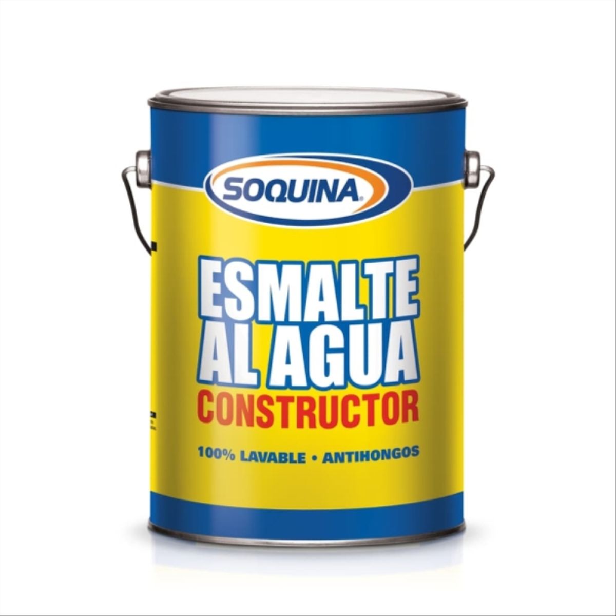SOQUINA - Esmalte al agua Constructor satín Marfil 1 gal