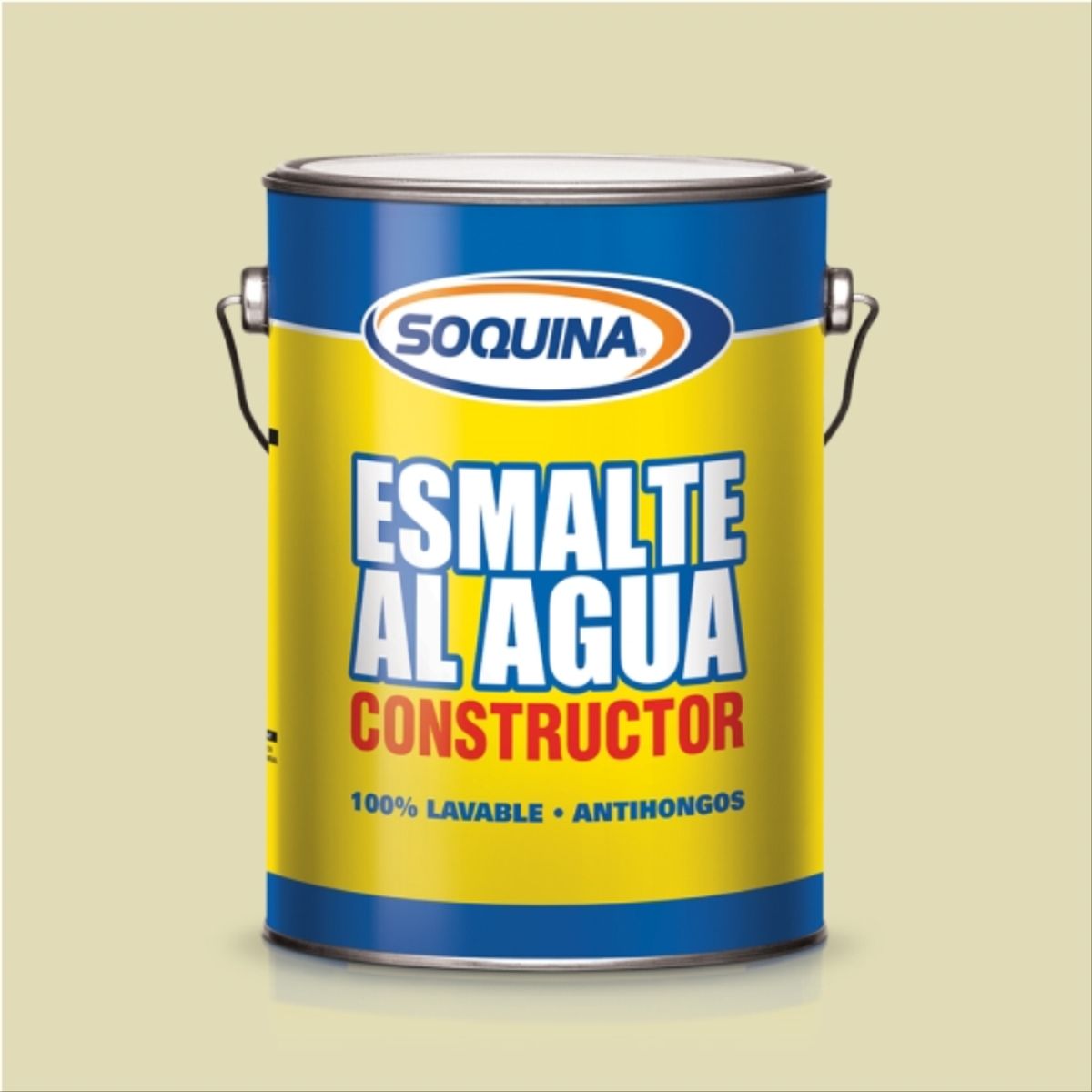 SOQUINA - Esmalte al agua Constructor satín Marfil 1 gal
